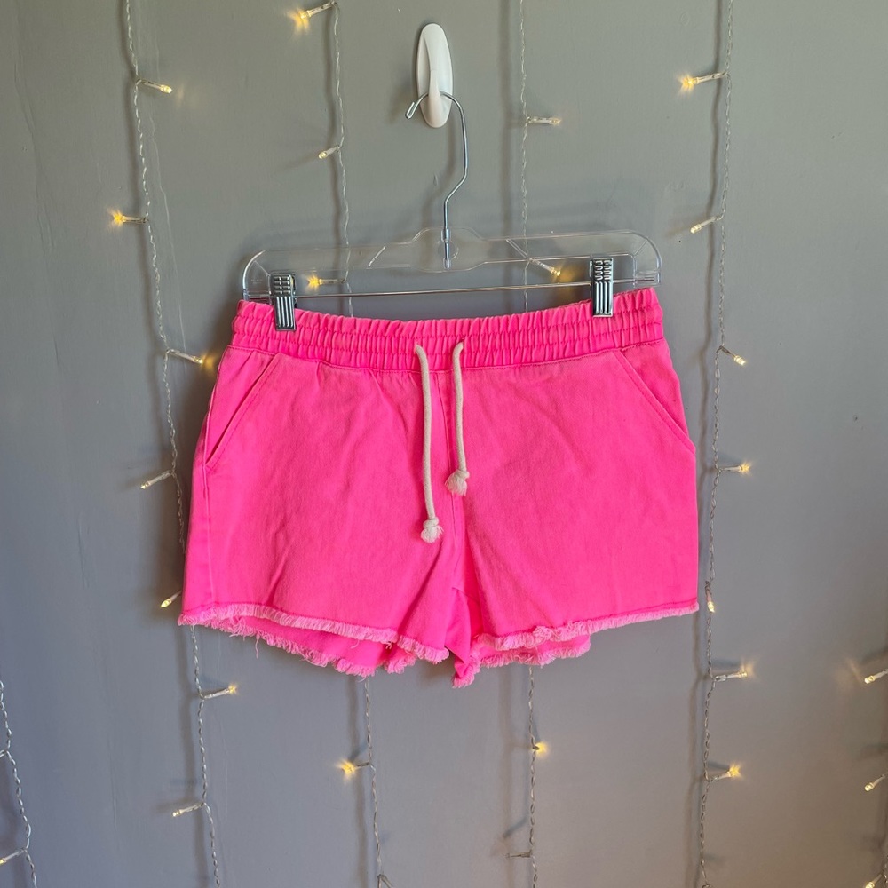 Women’s Small Neon Pink Jean Shorts